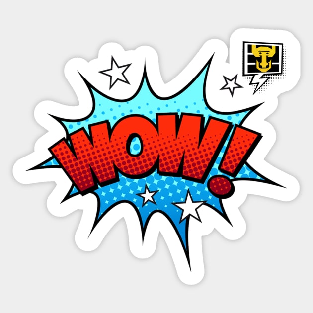 WOW!🗯 Sticker by 32 Baboons